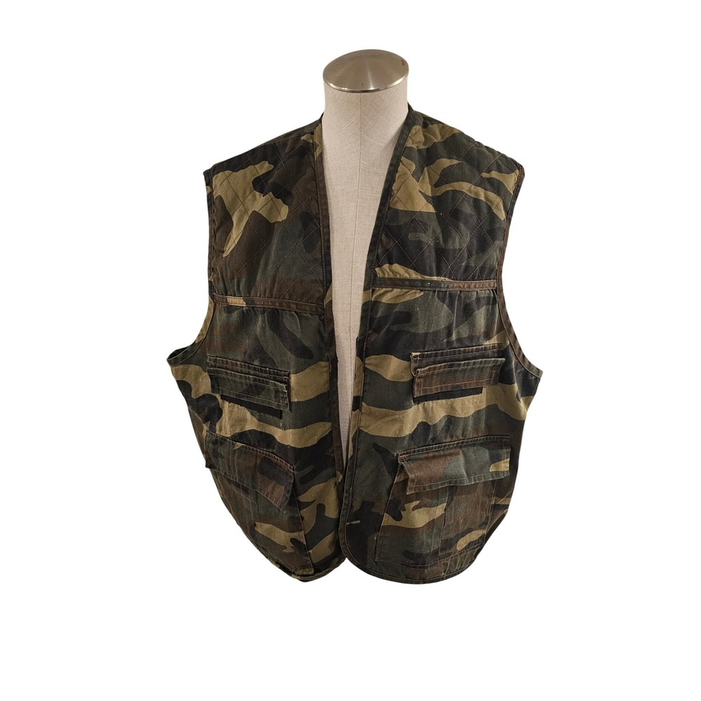 Northwest Territory‎ Camo Hunting Vest Mens Woodland Camouflage Game Pouch
